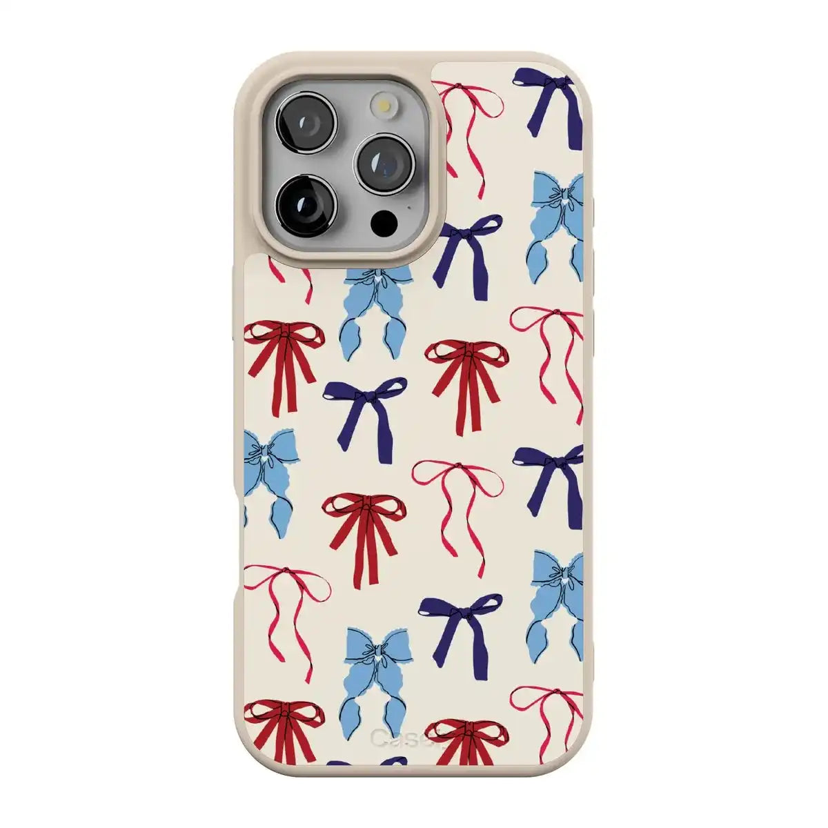 American Girlie | Red White & Blue Bows Case