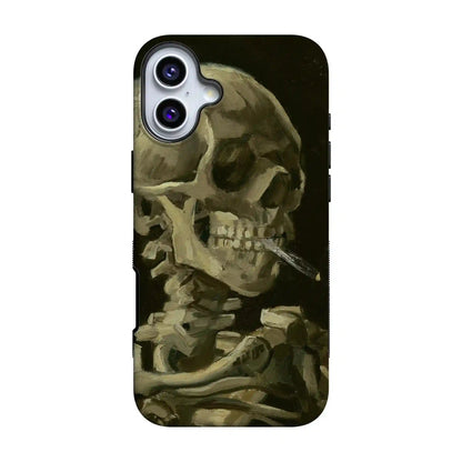 Van Gogh | Head of a Skeleton with a Burning Cigarette Phone Case