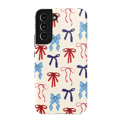 American Girlie | Red White & Blue Bows Case