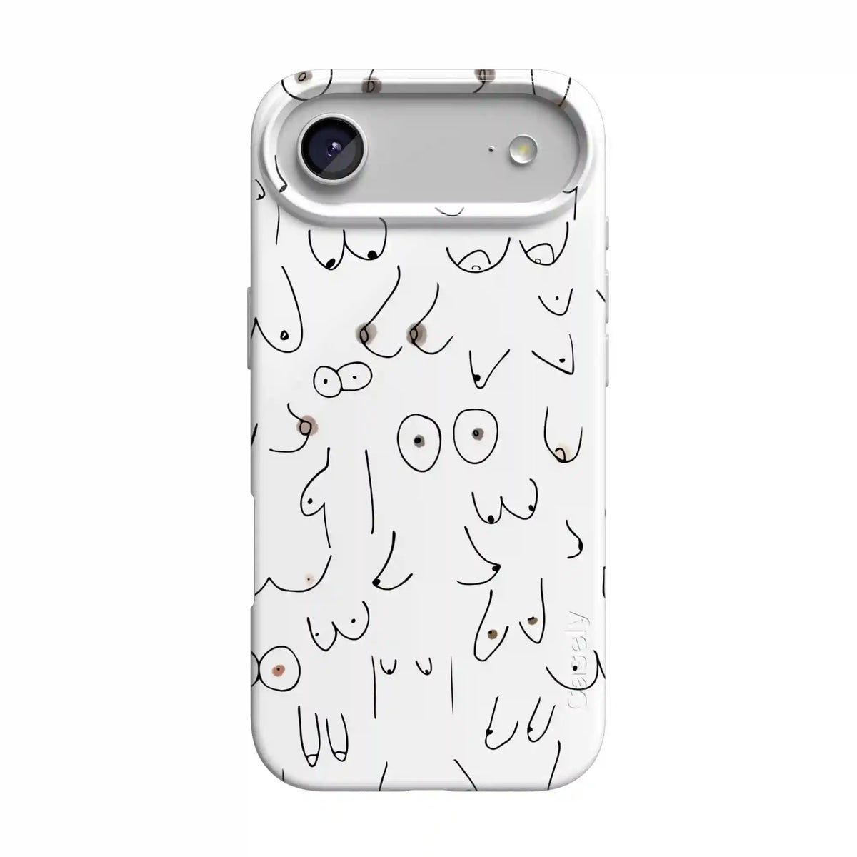 I'm With Her | Black & White Boobs Case