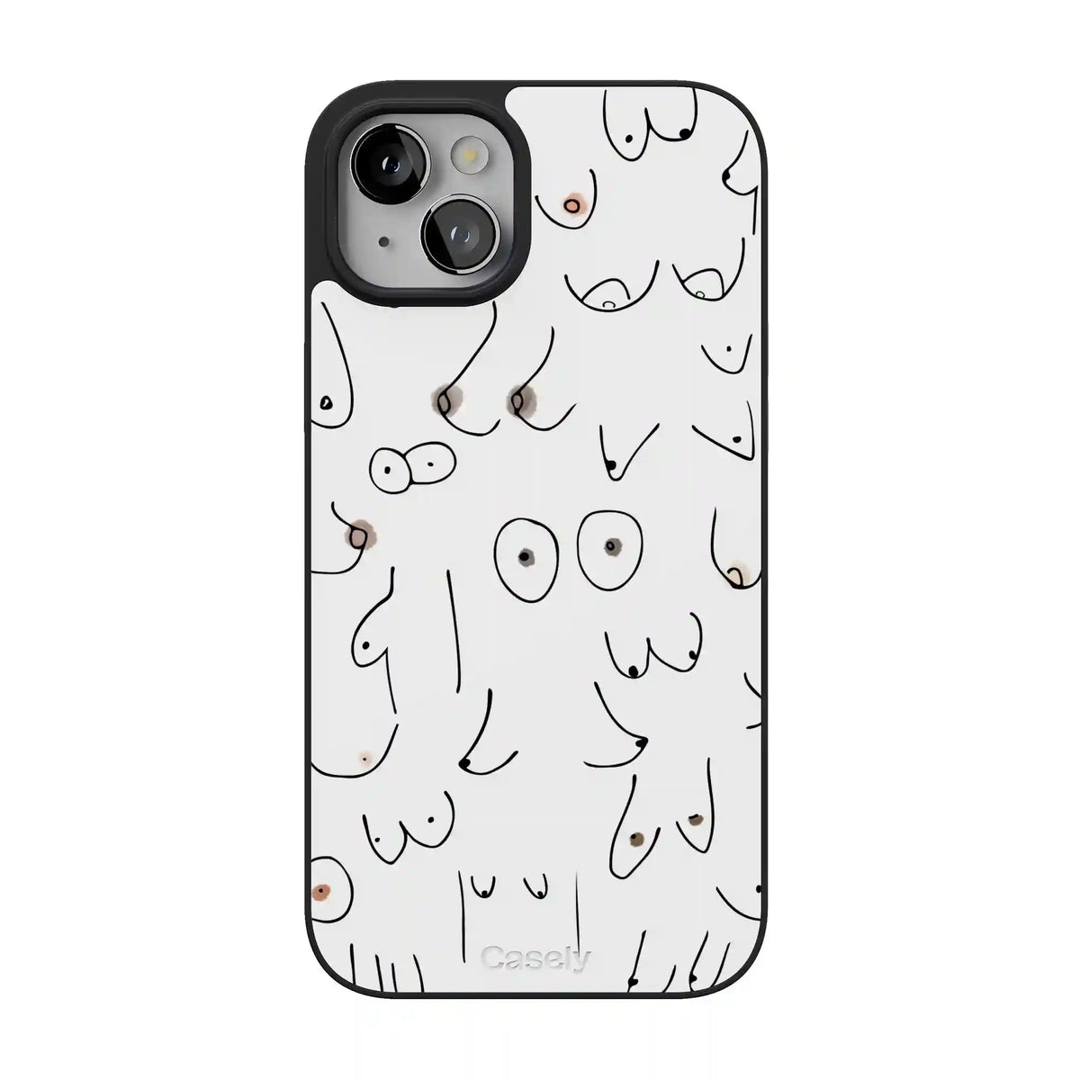 I'm With Her | Black & White Boobs Case