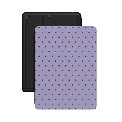 On the Dot | Purple & Plum Polka Dot iPad Case