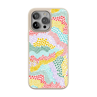 Color Me Happy | Pattern Colorblock Case