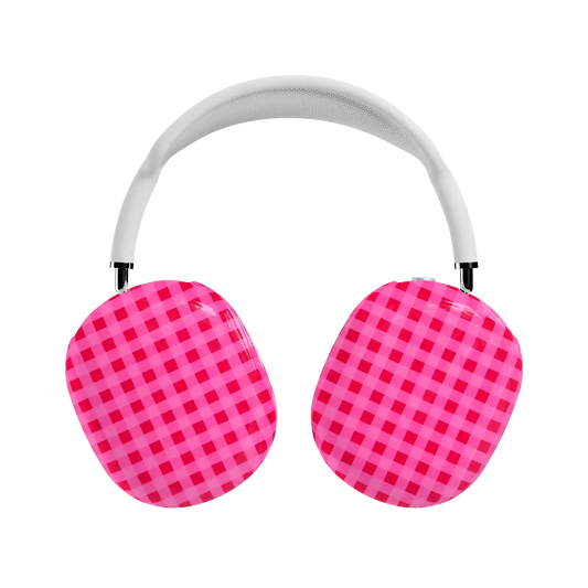 Sweet Jam | Hot Pink Gingham AirPods Max Case