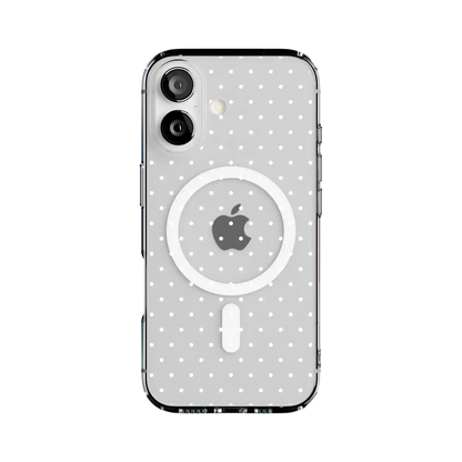 On the Dot | White Polka Dot Case