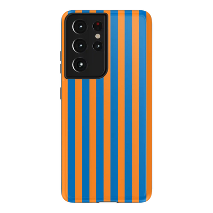 Go New York | Blue & Orange Stripes Case