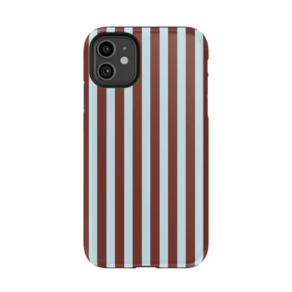 Sunday in Brooklyn | Blue Stripes Case