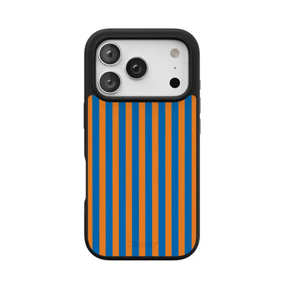 Go New York | Blue & Orange Stripes Case