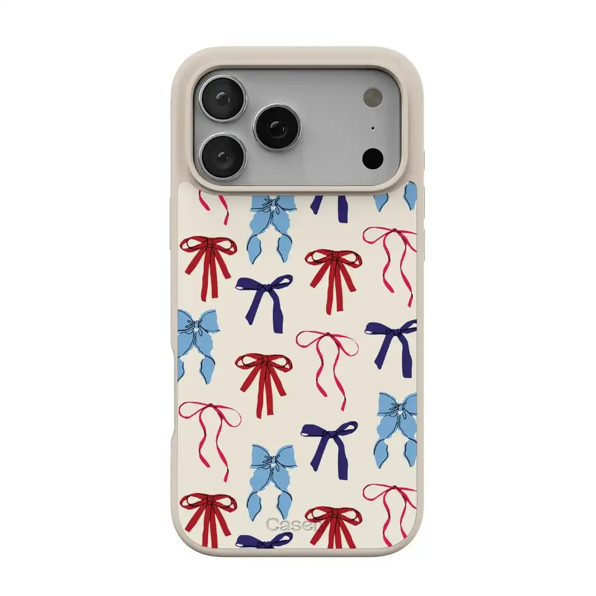 American Girlie | Red White & Blue Bows Case
