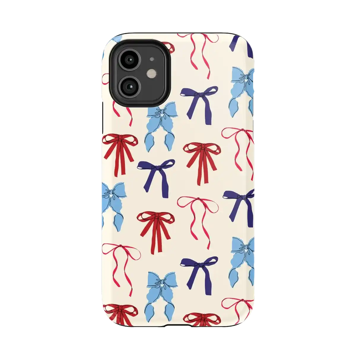 American Girlie | Red White & Blue Bows Case