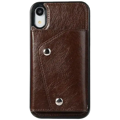 Brown Vegan Leather | Wallet Case