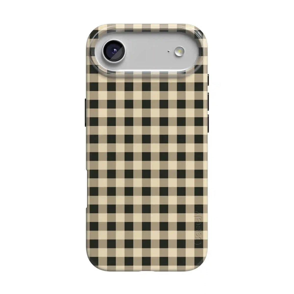 Cedar Lane | Black & Cream Gingham Case
