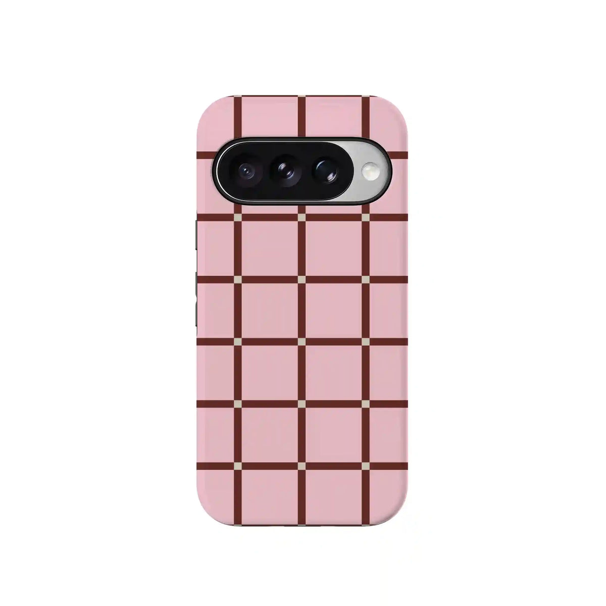 Uptown Gridlock | Pink Checkerboard Case