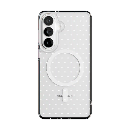 On the Dot | White Polka Dot Case