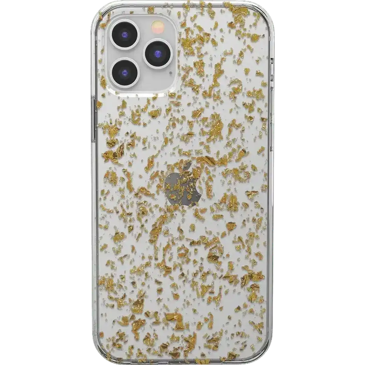 Morning Sparkle | Rose and Gold Flaked Clear Case