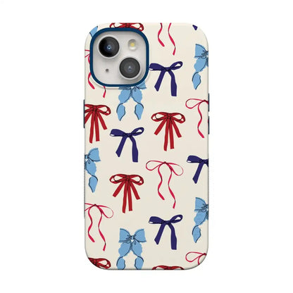 American Girlie | Red White & Blue Bows Case