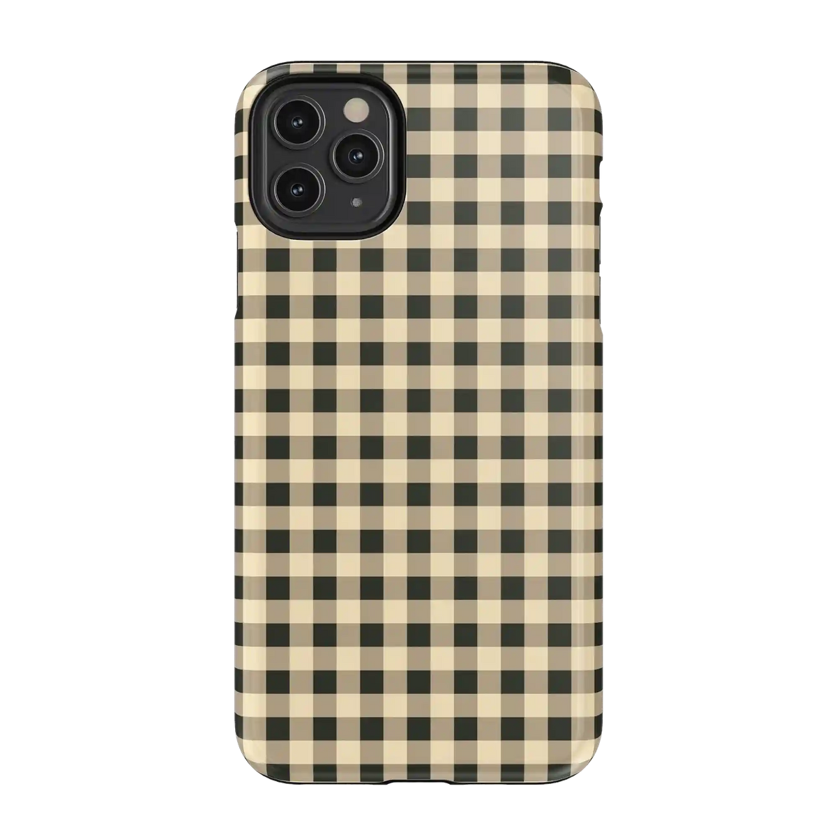 Cedar Lane | Black & Cream Gingham Case