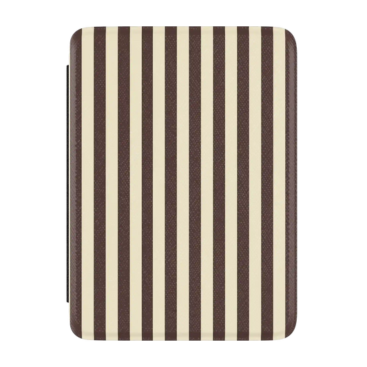 S'more Stripes | Brown Striped Kindle Case