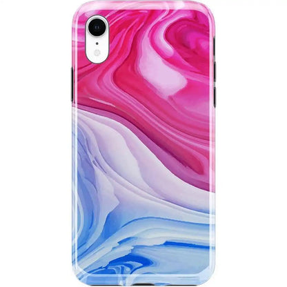 Land & Sea | Marble Swirl iPhone Case