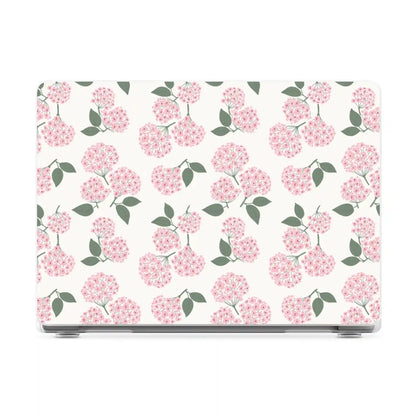 Nantucket Cottage | Pink Hydrangea Laptop Shell