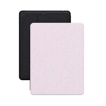 Stripes and the City | Light Pink Pinstripe iPad Case