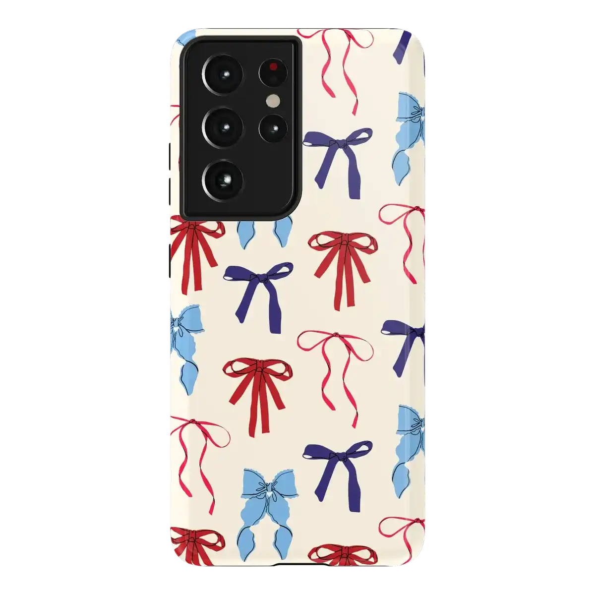American Girlie | Red White & Blue Bows Case
