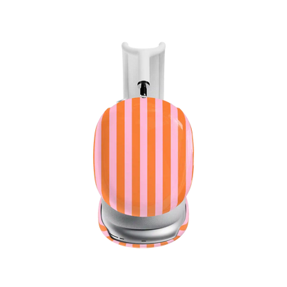 Perfect Stripes | Orange & Pink Stripes AirPods Max Case
