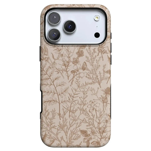Beige Garden | Neutral Floral Case
