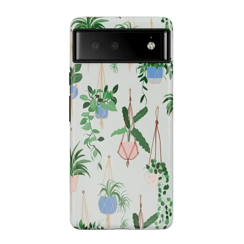 Hanging Around | Potted Plants Floral Google Pixel Case