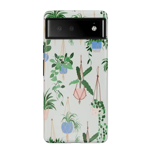 Hanging Around | Potted Plants Floral Google Pixel Case
