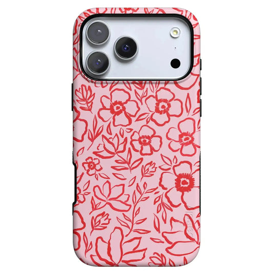 Blush Garden | Floral Doodle Case