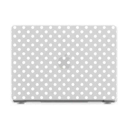 Spotted in SoHo | White Polka Dot Laptop Shell