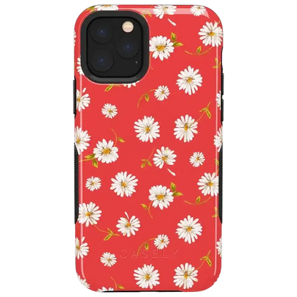 Daisy Daydream | Red Coral Floral Case