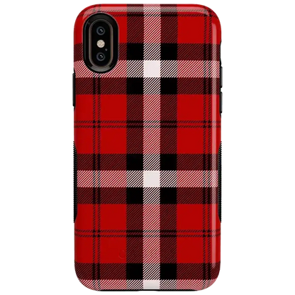 As if! | Red Plaid Case