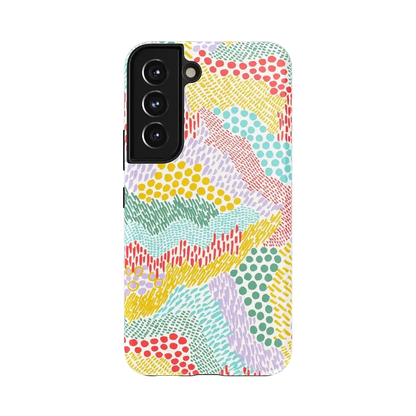 Color Me Happy | Pattern Colorblock Case