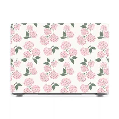 Nantucket Cottage | Pink Hydrangea Laptop Shell