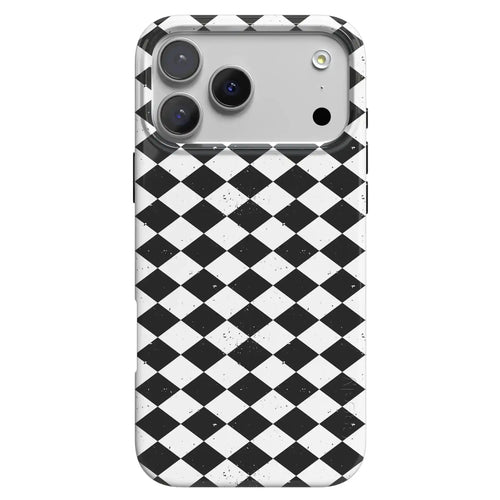 Salem's Hex | Black & White Checkered Case