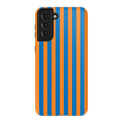 Go New York | Blue & Orange Stripes Case