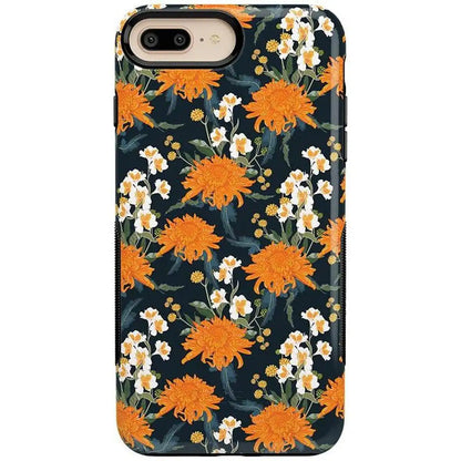 Off Tropic Floral | Exotic Orange Flower Case