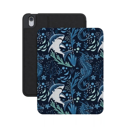 Midnight Reef | Shark Print iPad Case