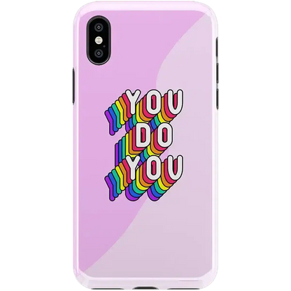 YOU DO YOU | Purple Print iPhone Case