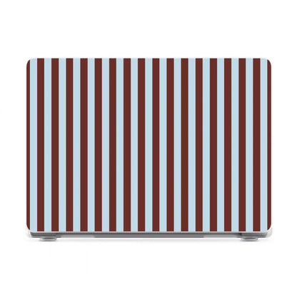 Sunday in Brooklyn | Blue Stripes Laptop Shell