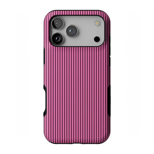 Stripes and the City | Pink & Purple Pinstripe Case