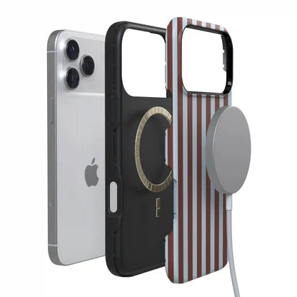 Sunday in Brooklyn | Blue Stripes Case