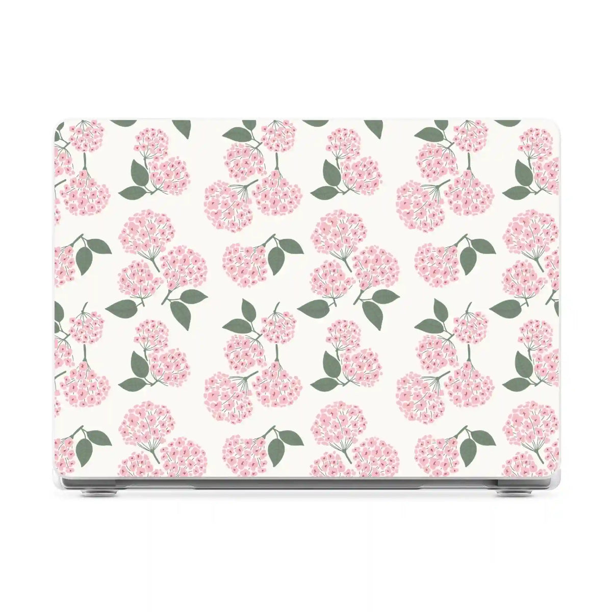Nantucket Cottage | Pink Hydrangea Laptop Shell