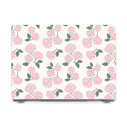 Nantucket Cottage | Pink Hydrangea Laptop Shell