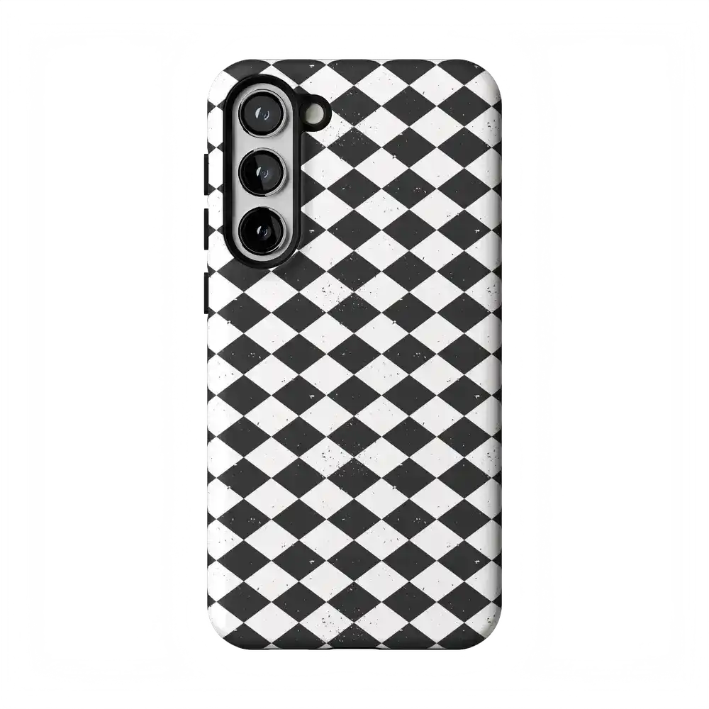 Salem's Hex | Black & White Checkered Case