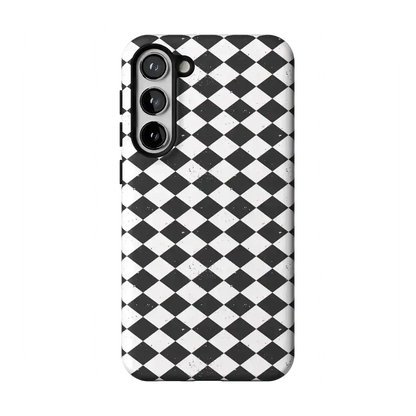 Salem's Hex | Black & White Checkered Case