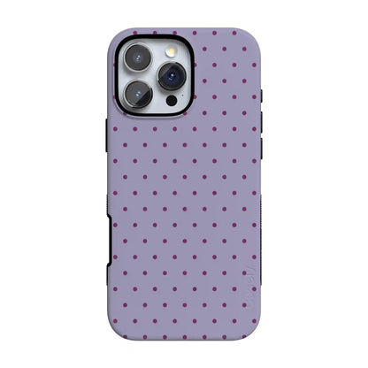 On the Dot | Purple & Plum Polka Dot Case