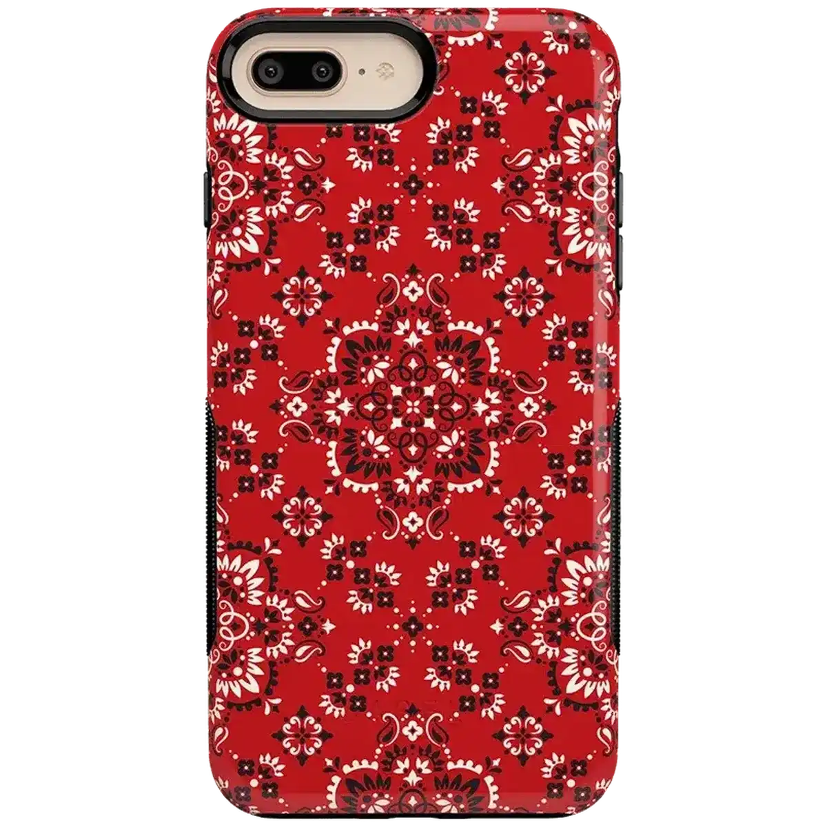I'm with the Band | Red Bandana Print Case